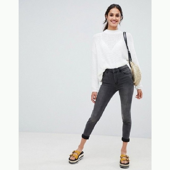 bershka jeans skinny high rise